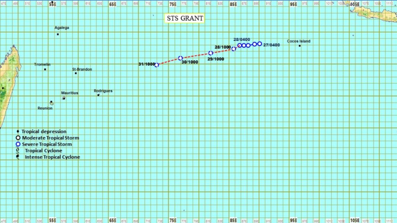 Source : Mauritius Meteorological Services