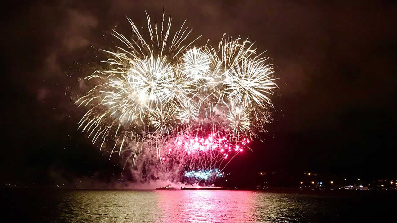 Watching the fireworks