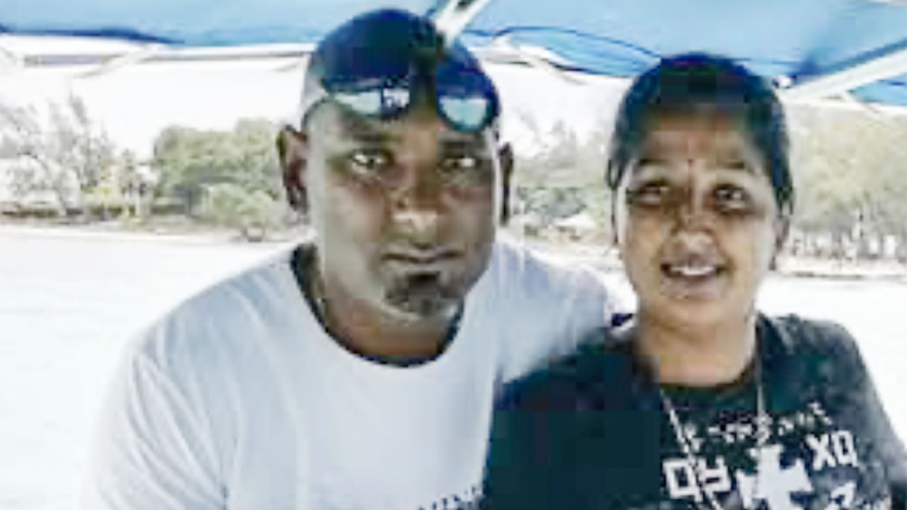 Sandeep Dussoye et son épouse Jyoti.