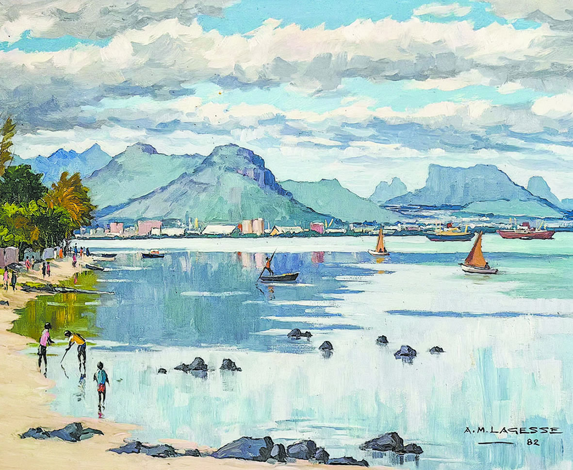 Matin calme à Baie-du-Tombeau de Marcel Lagesse (1982).