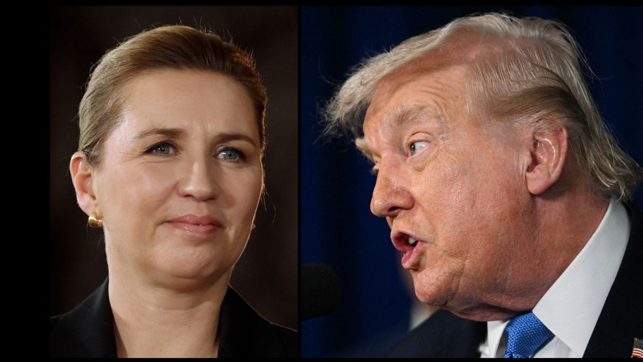 Mette Frederiksen et Donald Trump