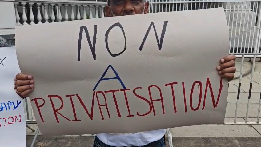 Manifestation employés CHCL