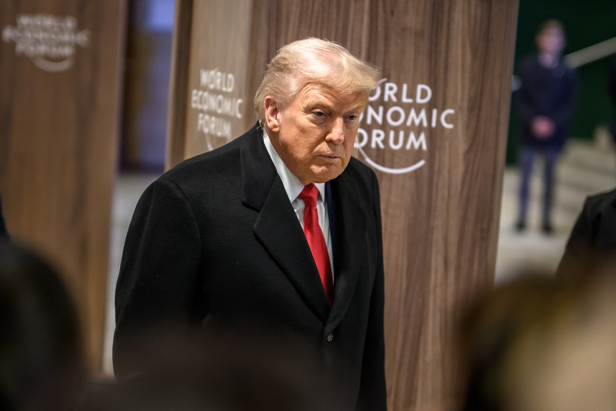 Donald Trump a Davos