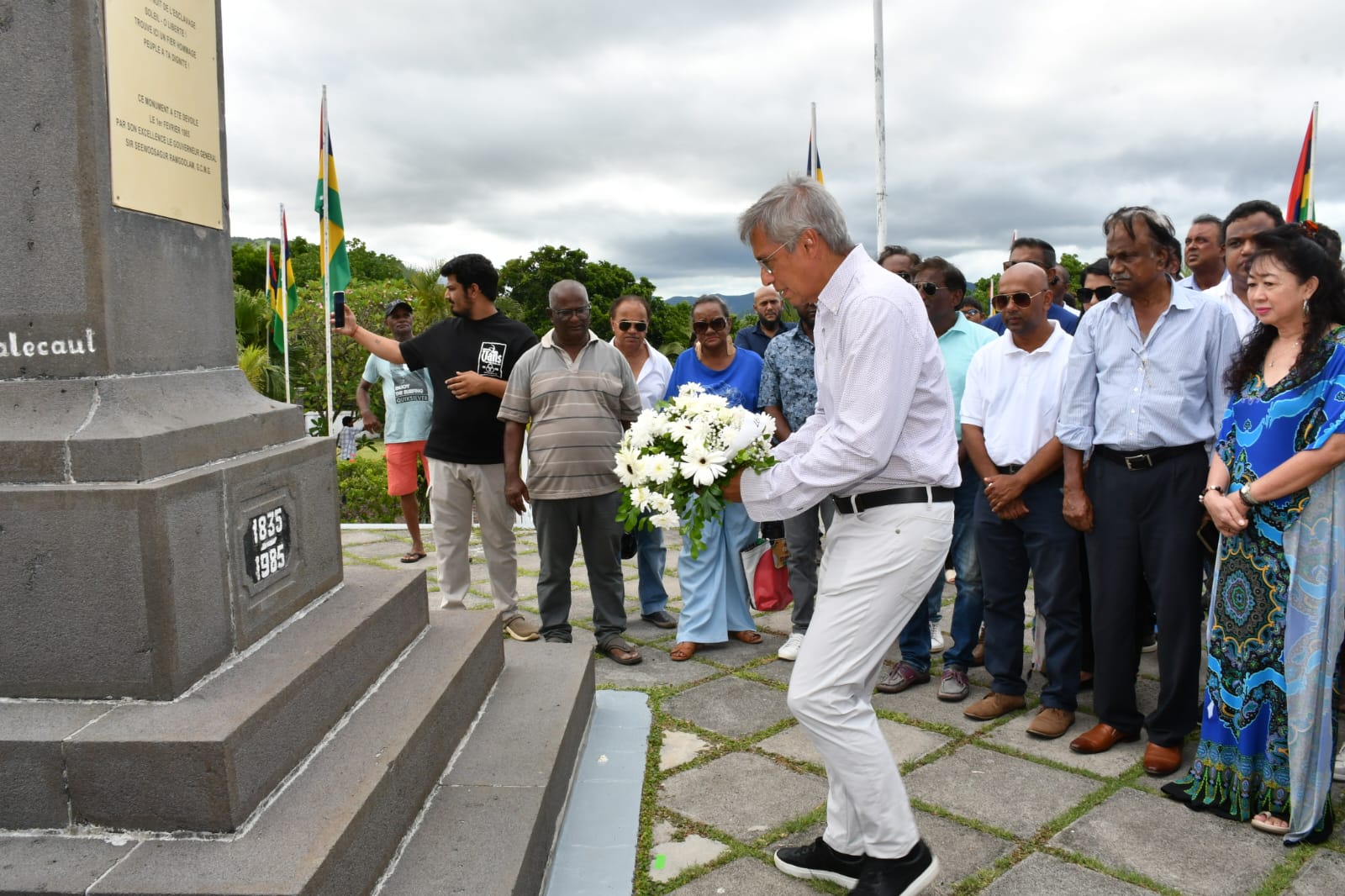 Abolition de l’esclavage  le PMSD à Pointe-Canon pour un hommage