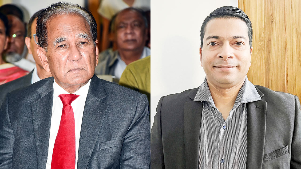 Anil Bachoo et Dr Meetheelesh Abeeluck.