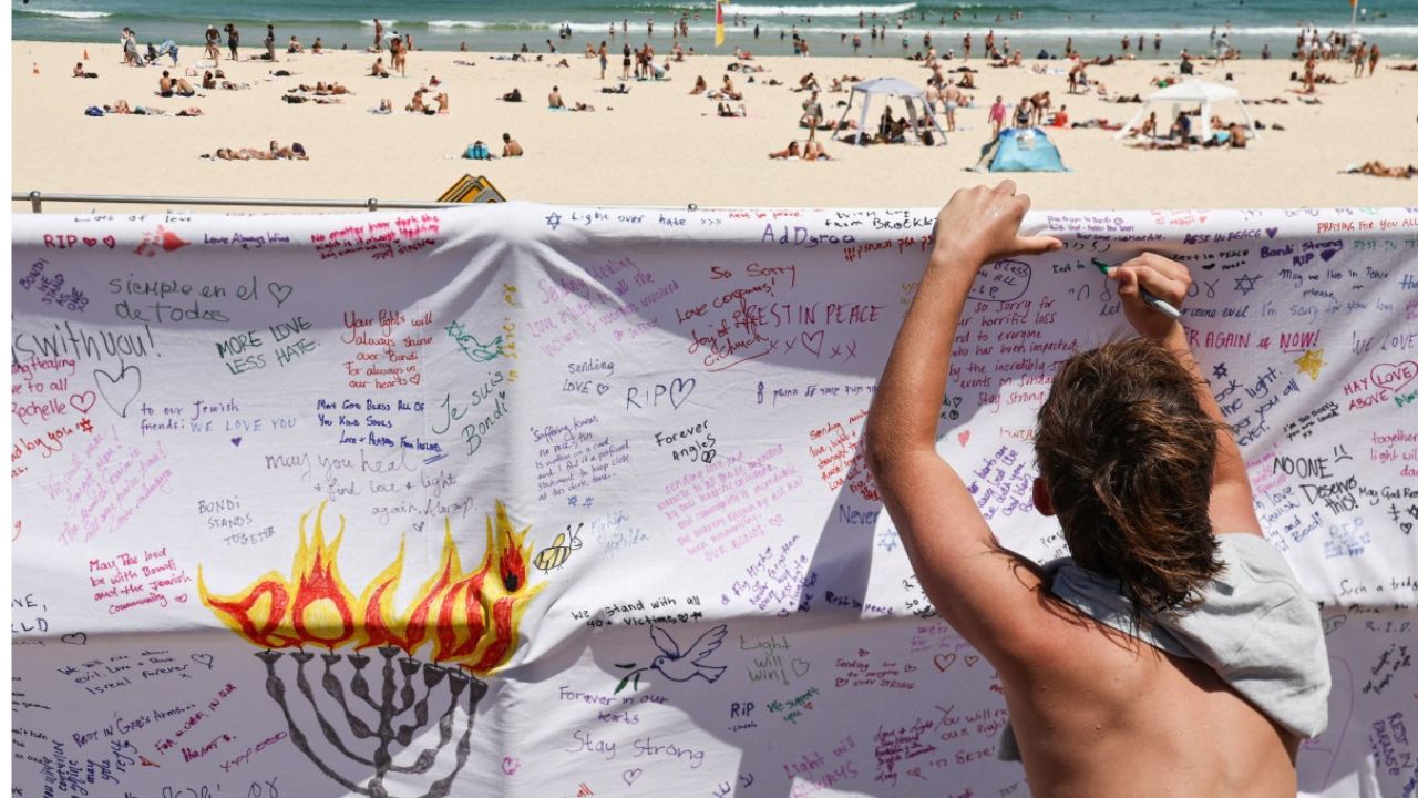 Hommage aux victimes de la tuerie Sydney, Australie