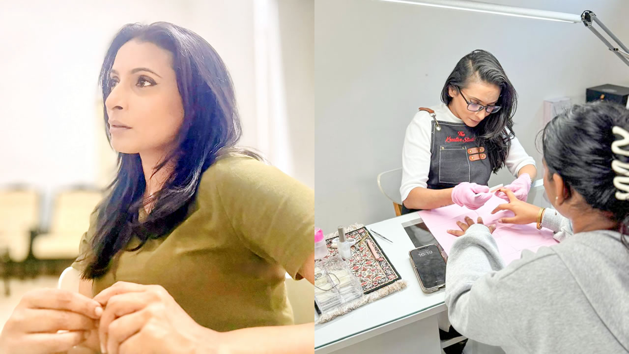 Kristy Vythilingum est capable de transformer de simples ongles en véritables œuvres d’art.