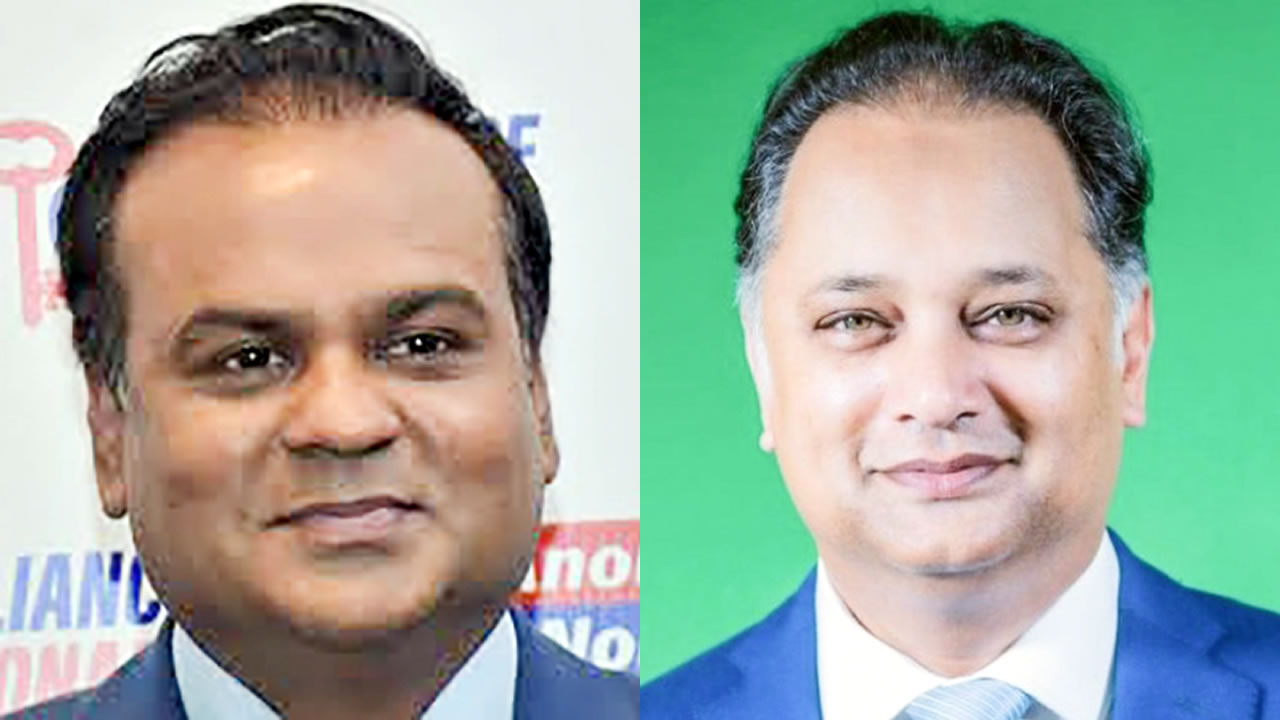 Ritesh Ramphul et Aadil Ameer Meea.