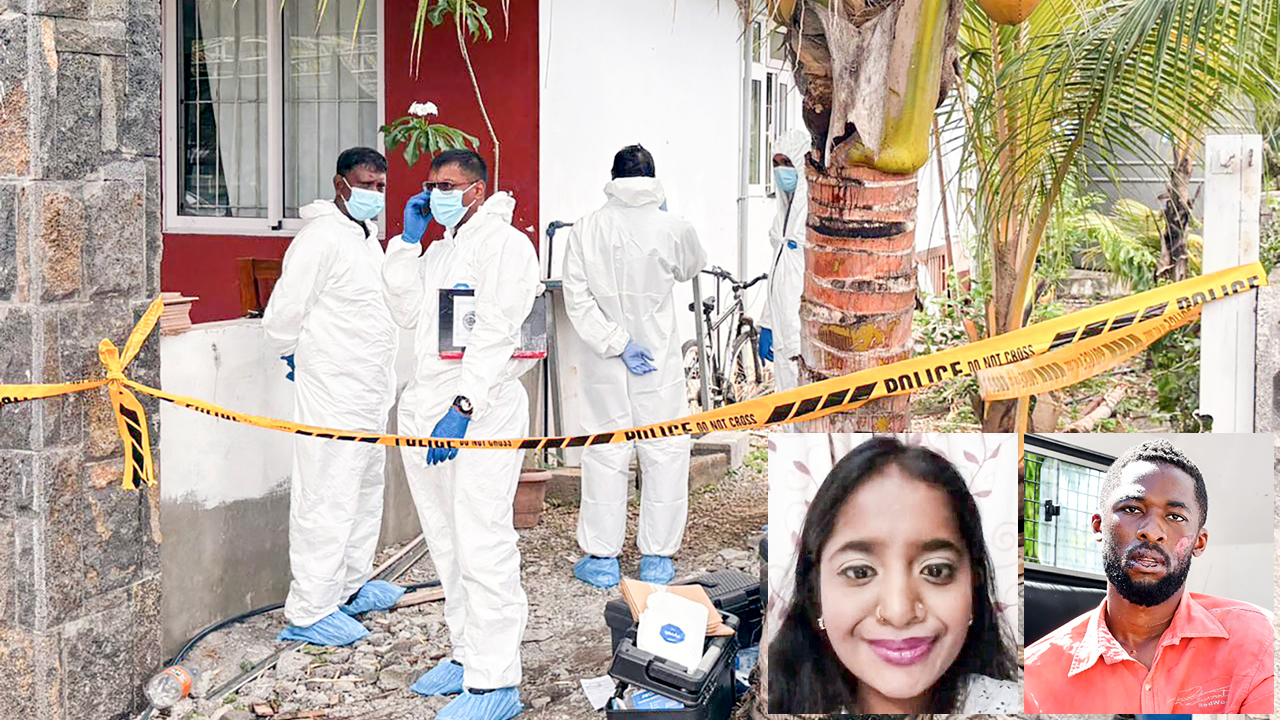 La police scientifique sur les lieux. Le Camerounais incarcéré pour meurtre.