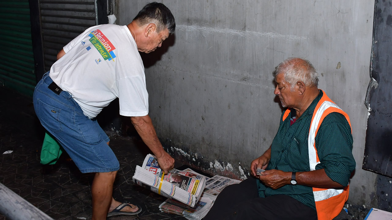 Hassen Kaderbux de Plaine-Verte est sur place toute la journee.