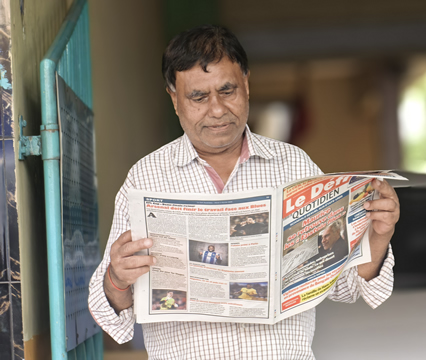 Shyam Neewoor, « le lectorat est varié. »