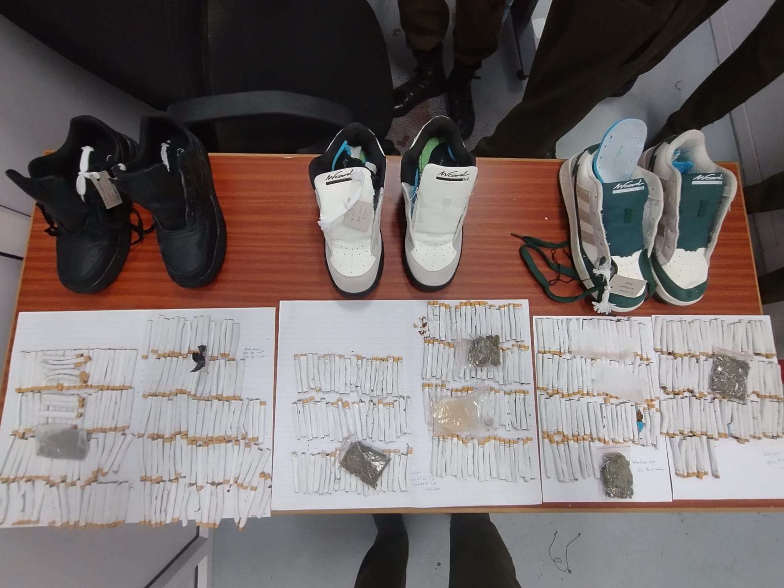 Prison de Melrose : 487 cigarettes et du cannabis dissimulés dans des chaussures