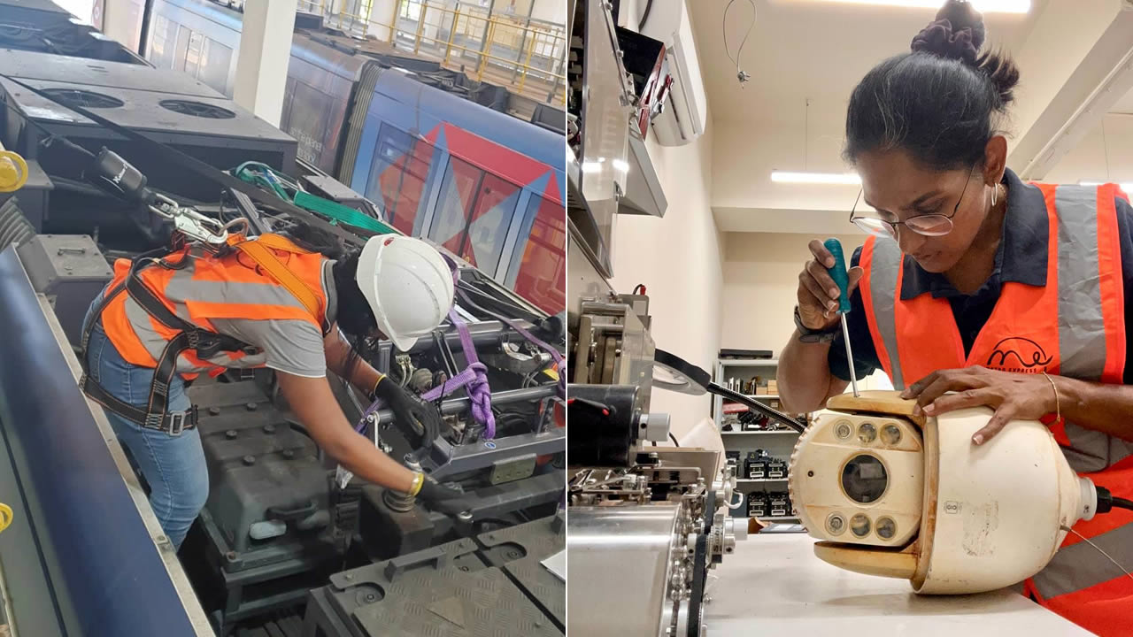 Hamsini Chelumbrun et Kasturi Laxmi Mohit.