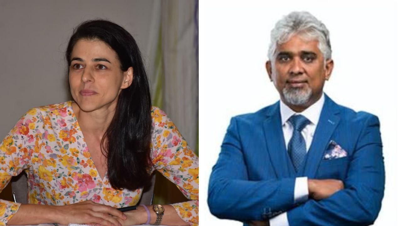 Joanna Berenger et Chetan baboolall