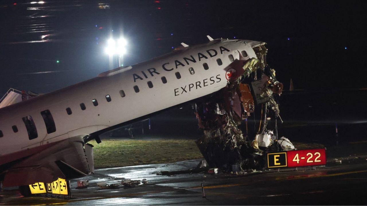 Accident de l'appareil Air Canada à l'aeroport de New York 230326