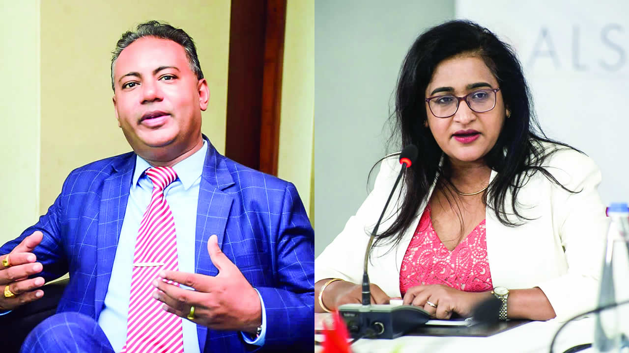 Bhavish Jugurnath et Manisha Dookhony, économiste.