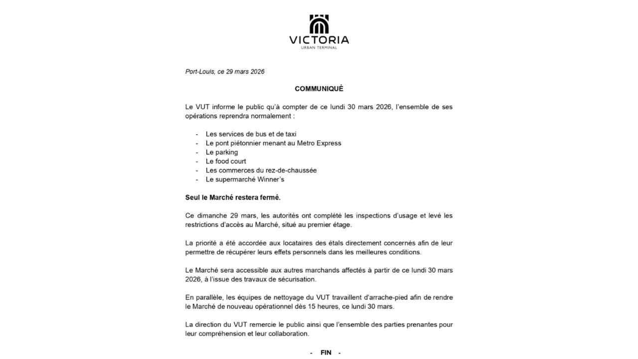 Communique urban terminal