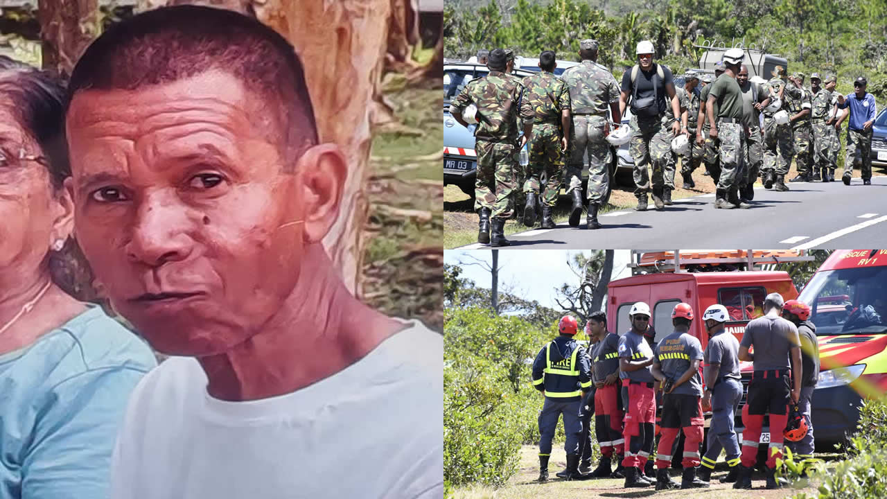 Hervé Valère a disparu  à Plaine-Champagne. La SMF, plusieurs unités de la police et des secouristes pour les recherches à Plaine-Champagne.