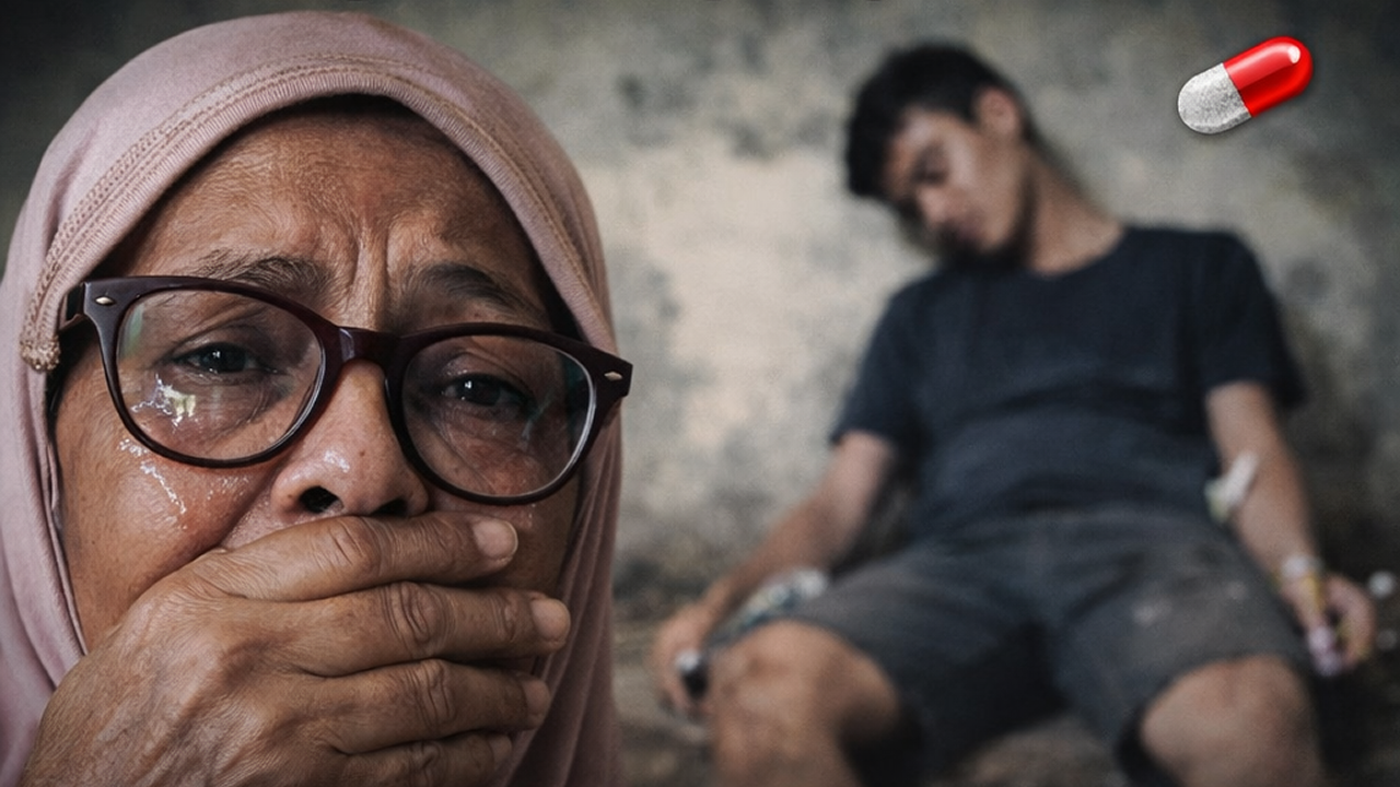 Amina, 72 ans, vit seule avec son petit-fils de 19 ans depuis le décès de sa fille. 