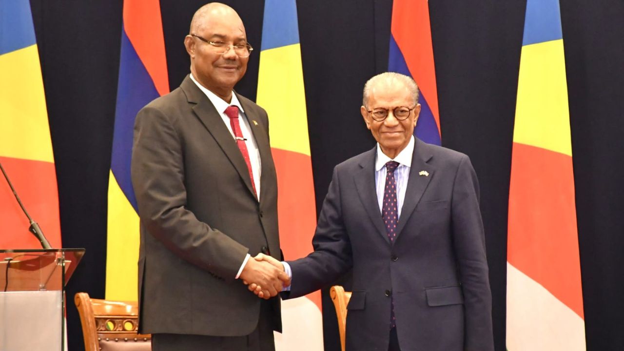 president seychellois et pm ramgoolam 110326