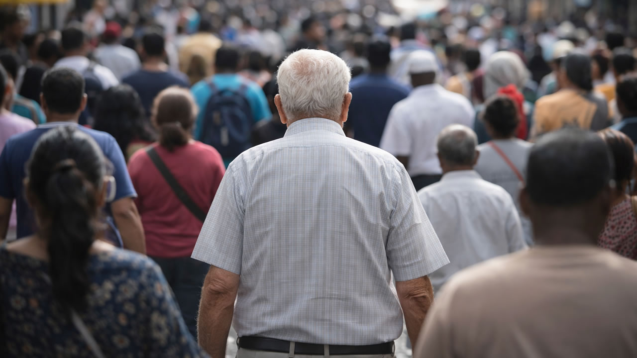 14,8 % de  hausse dans le nombre de personnes âgées de 65 ans ou plus.
