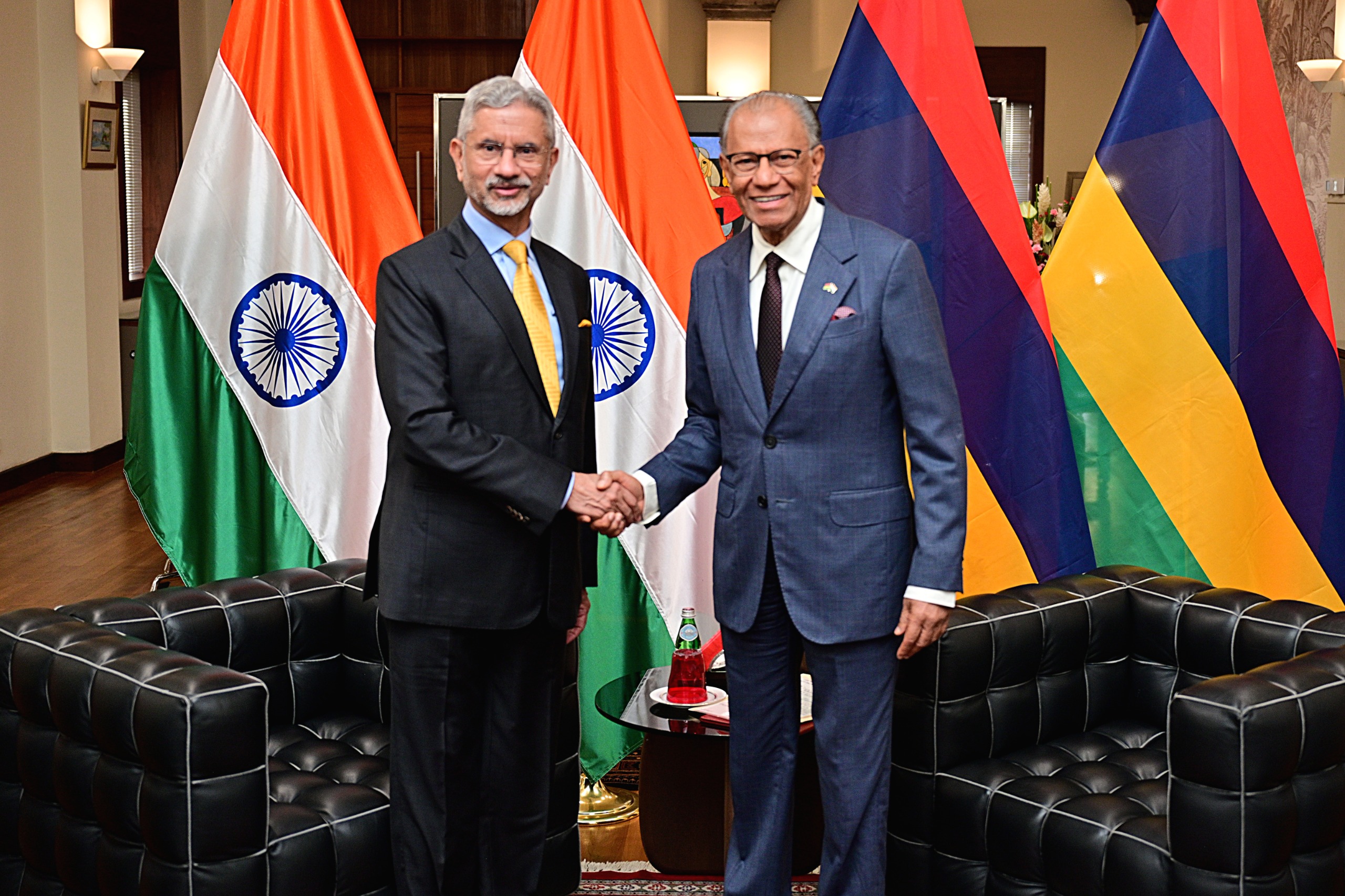 [En images] Le ministre indien des Affaires étrangères Subrahmanyam Jaishankar en visite officielle à Maurice