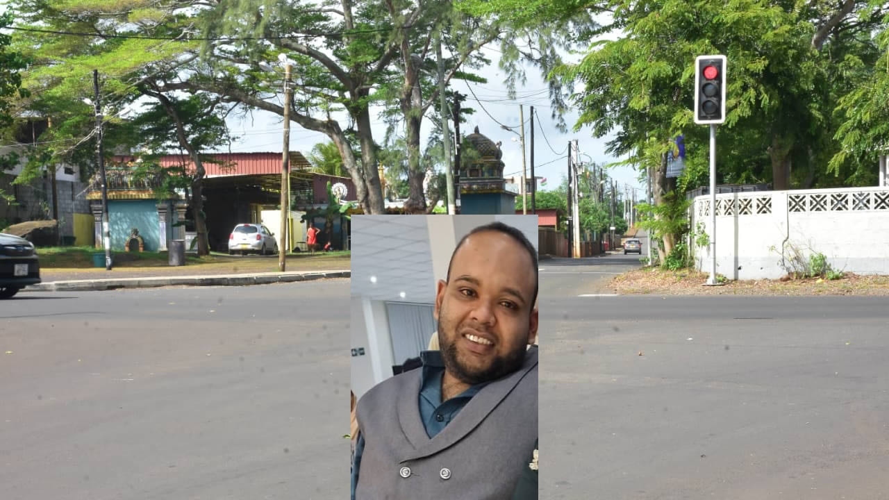 C’est à la jonction de Solitude, aux feux de signalisation, que l’accident a eu lieu. 