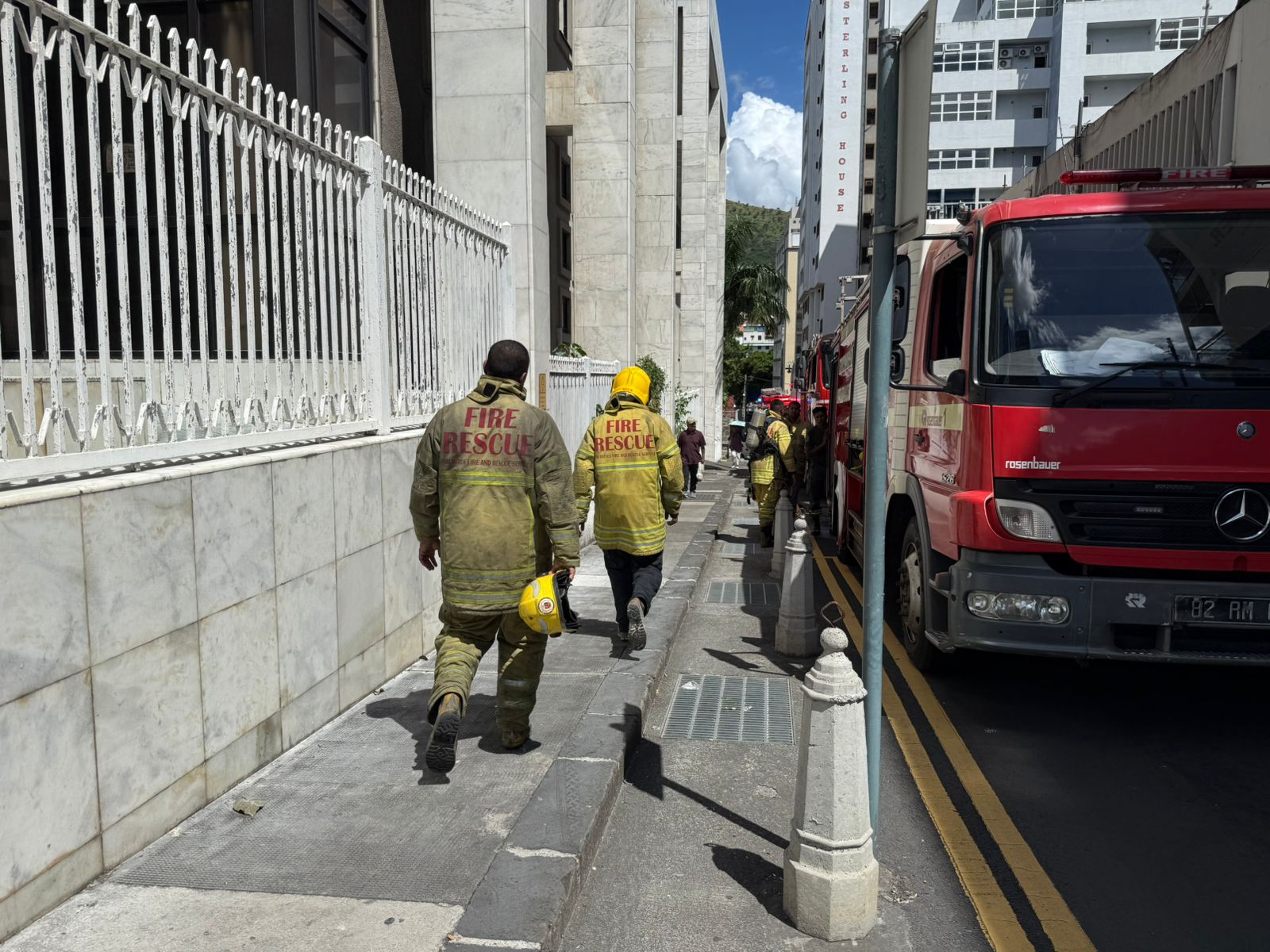 L’incendie à la New Court House maîtrisé