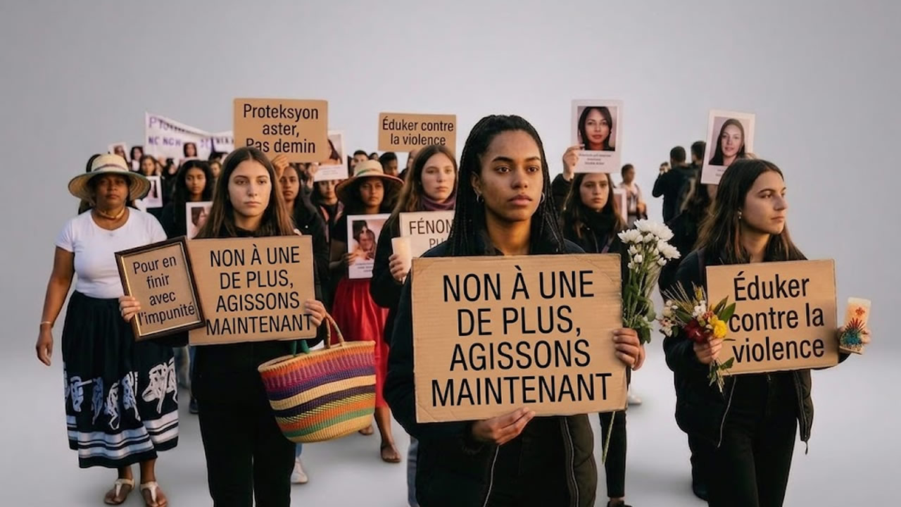 Dire non à la violence, c’est affirmer que chaque femme a droit à la vie et au respect.