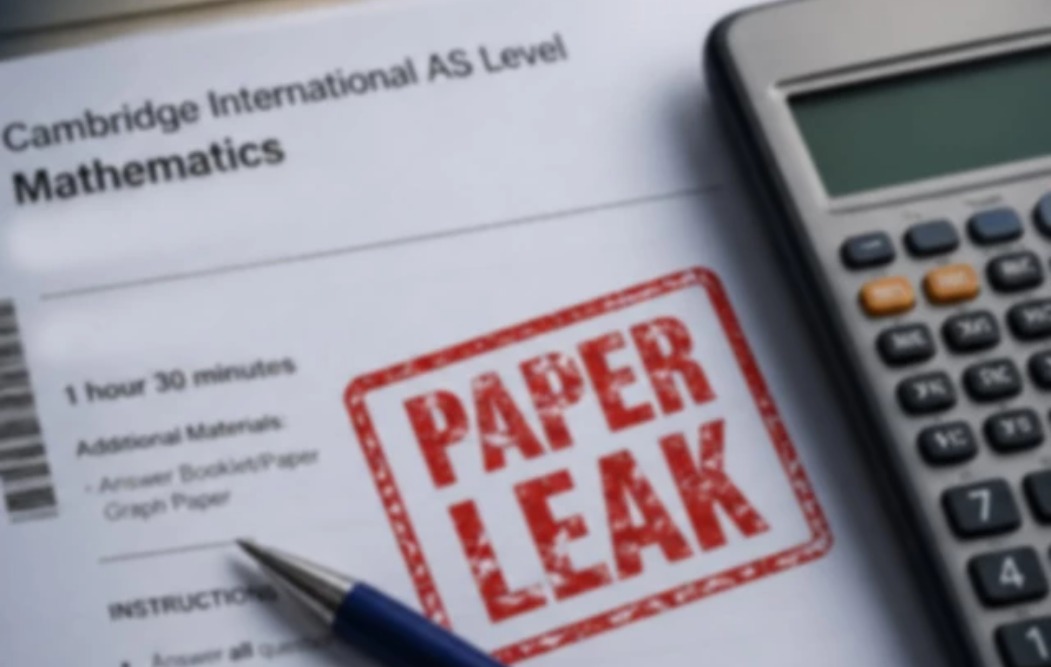 Paper leak.