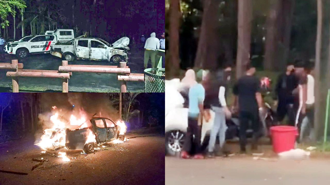 Camp-Thorel a été le théâtre de violences. Plusieurs véhicules ont été incendiés dimanche soir.