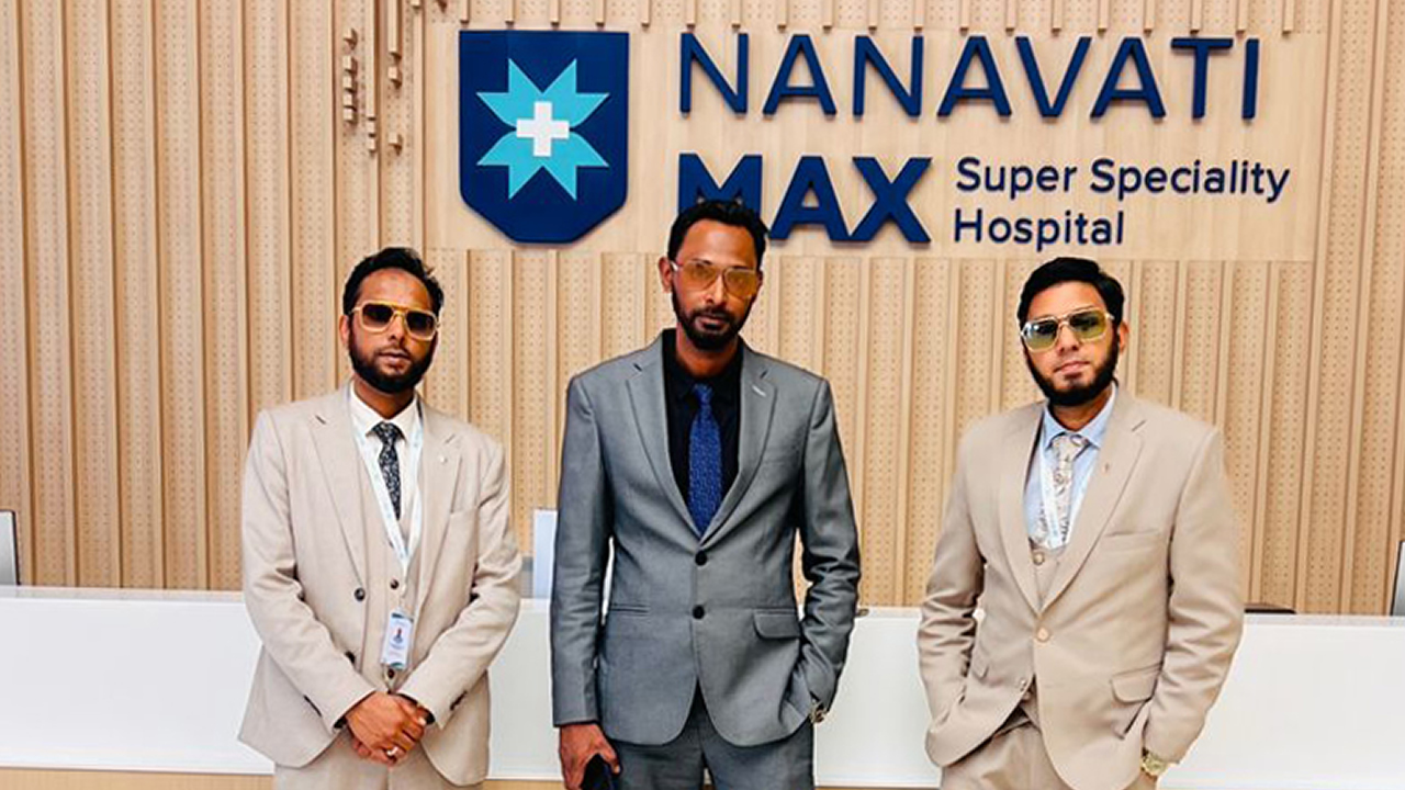 Les directeurs d'OMCA : Tasleem, Tawfeeck et Shahrukh Dilloo.