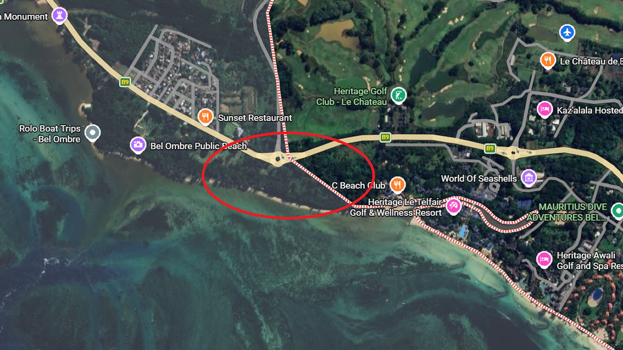 Plan de situation du terrain.