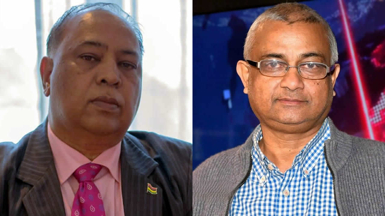 Chandan Jankee et Reaz Chuttoo.