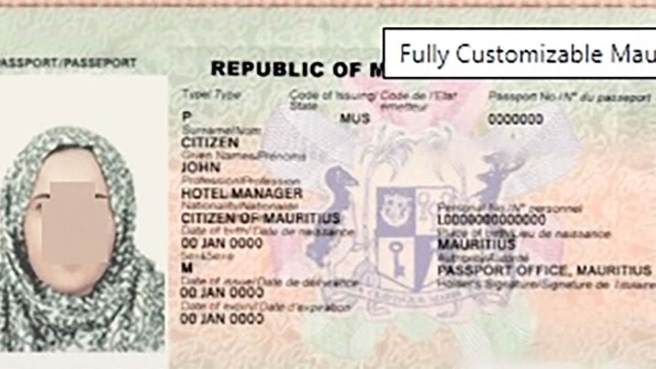 Des passeports mauriciens vendus en ligne.