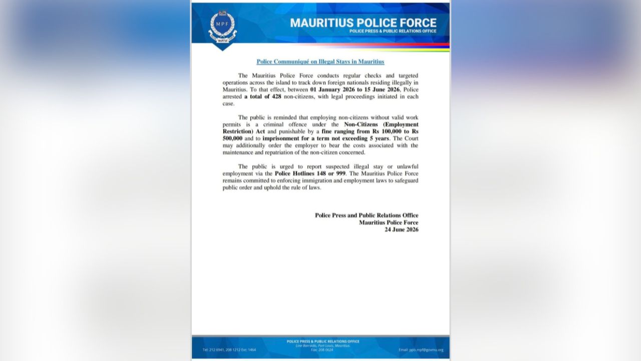 Communique de la MPF