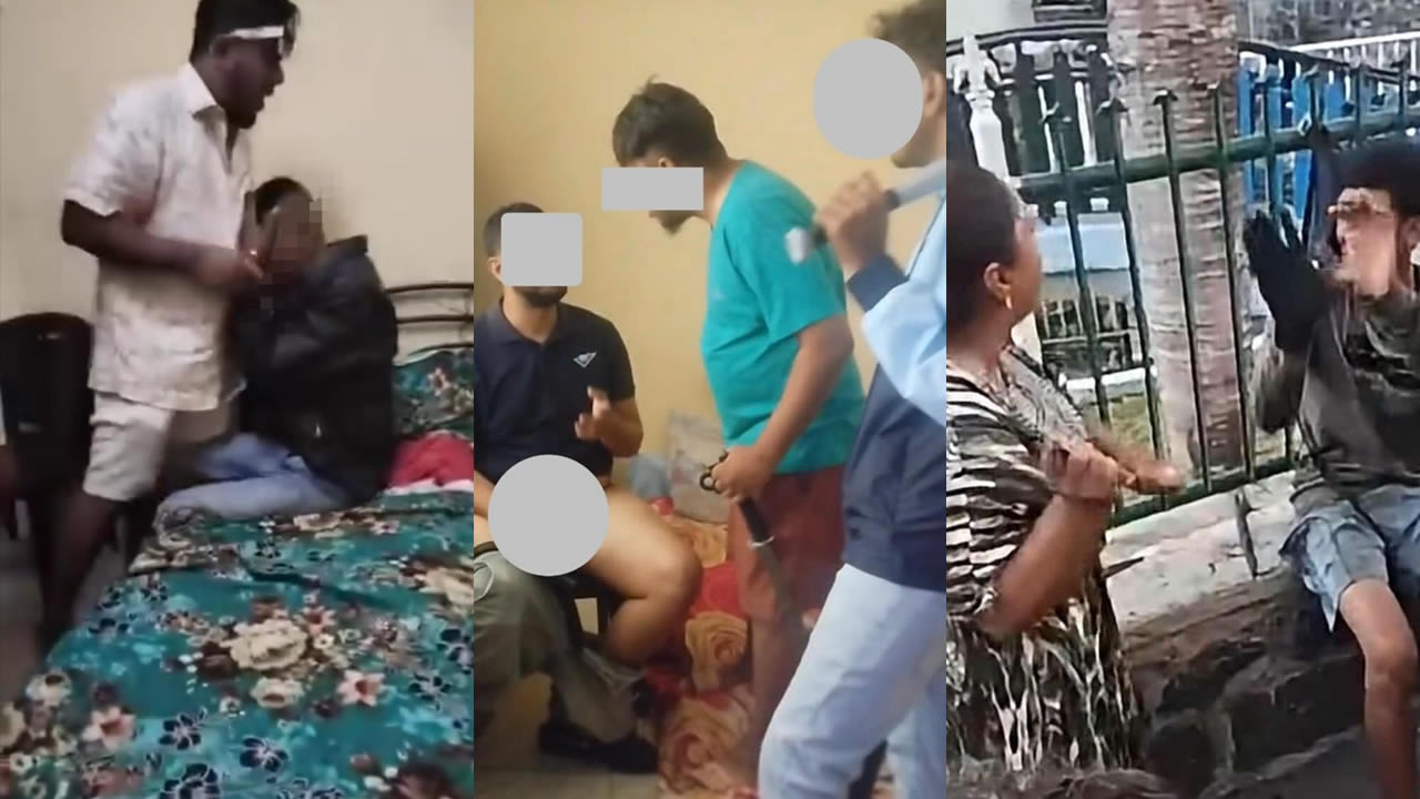 Scène d’agression dans ce guet-apens.