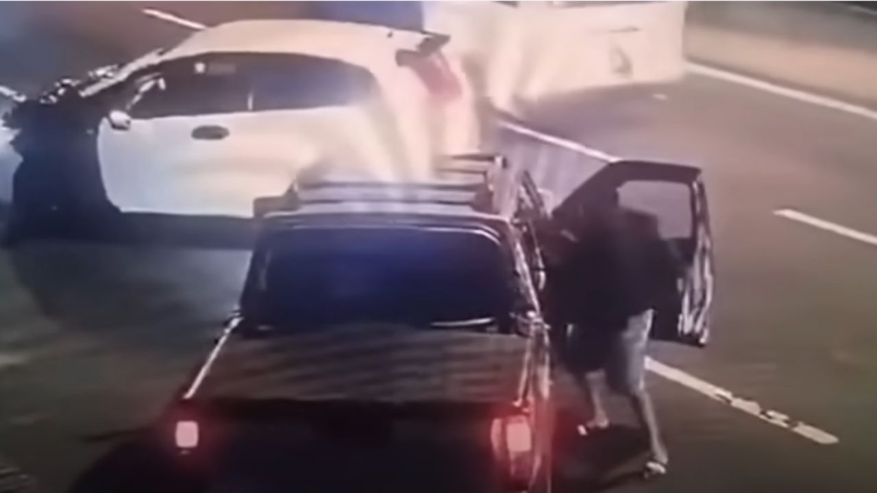 Incident sur l’autoroute de Roche-Bois 080626