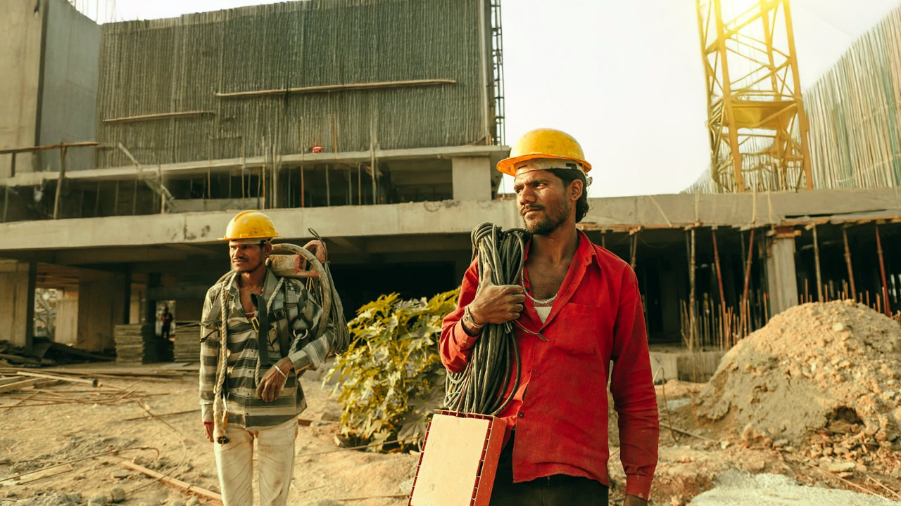 La construction est un des secteurs qui recrute des travailleurs étrangers.