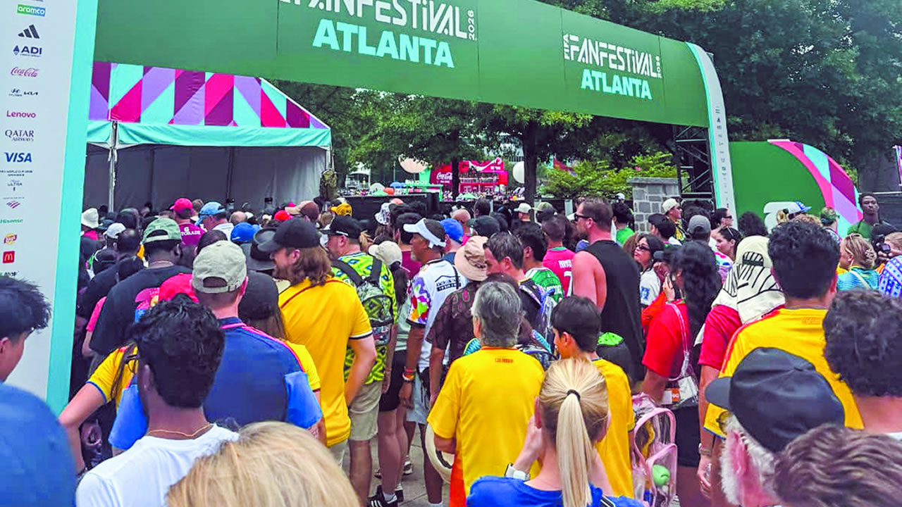 Fan Zone in Atlanta.