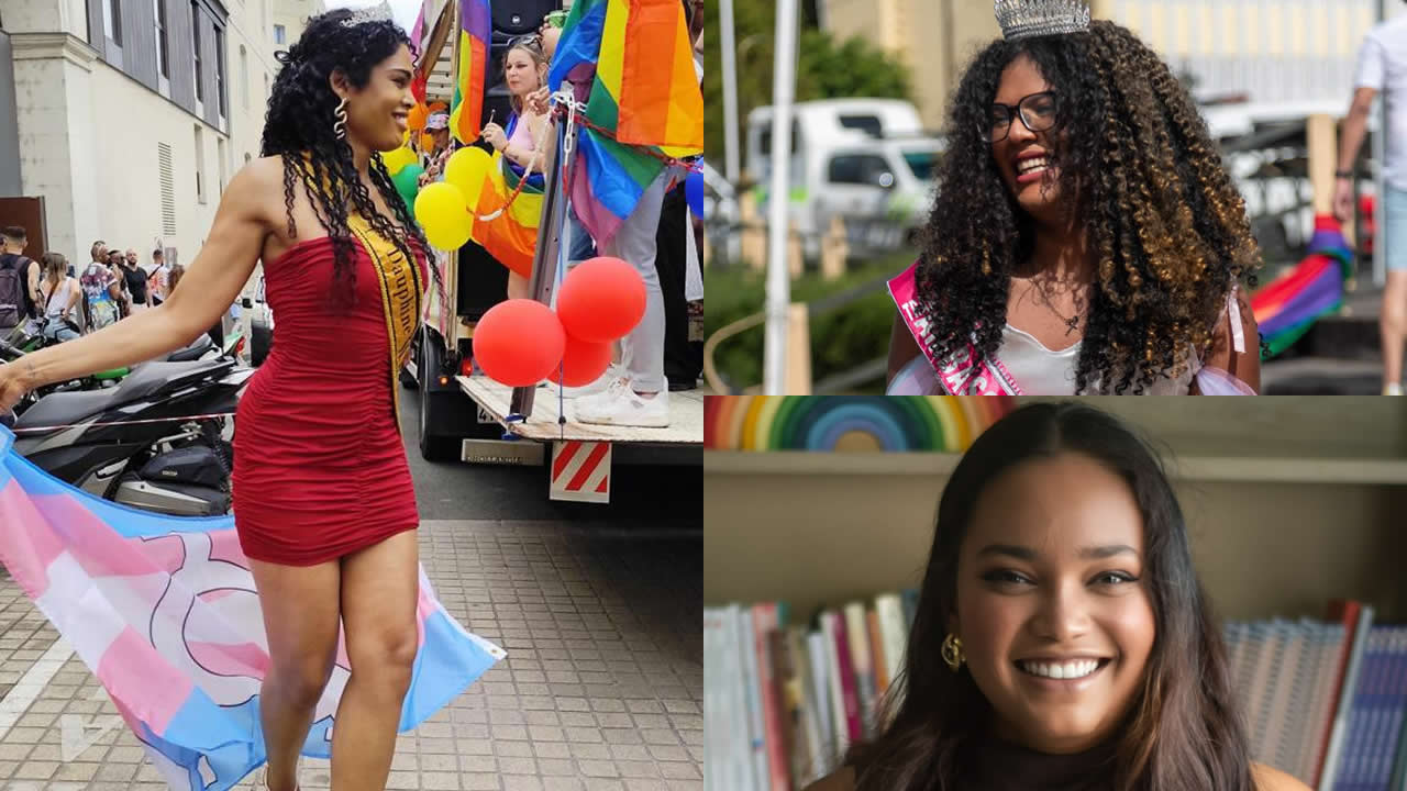 Kelly Wayne, Brooklyn Huët, Trans Ambassador Mauritius 2026 et Annie Osawaru, directrice du  Collectif Arc-en-ciel-180726