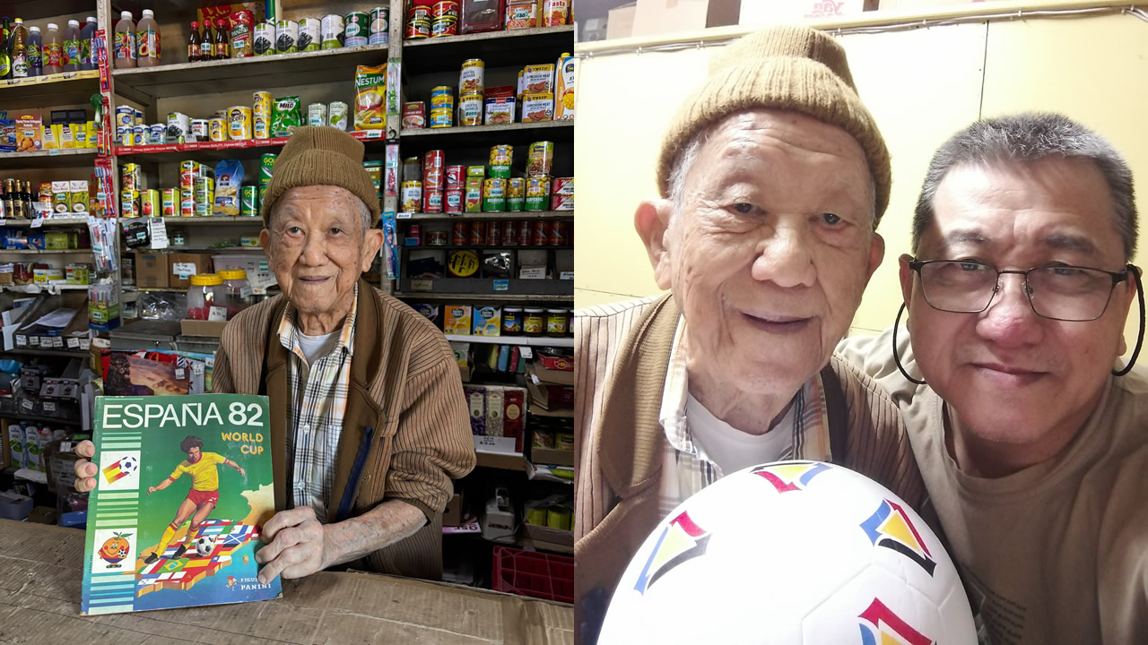 À 101 ans, Kwok Chung Yee Soon Hin garde intacte sa passion du football. Avec son fils Patrick, le football est bien plus qu’une passion.