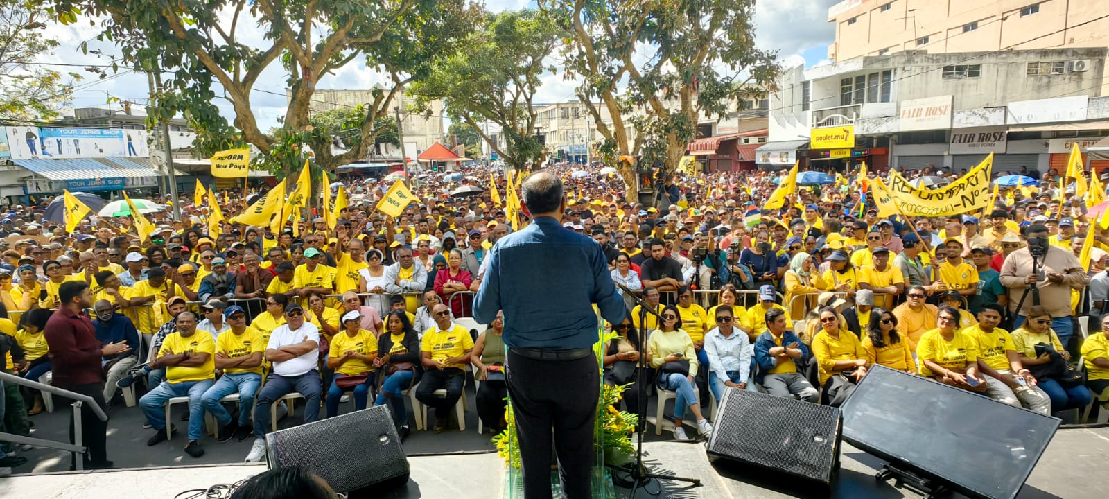 [En images] Meeting du Reform Party à La Louise, Quatre-Bornes