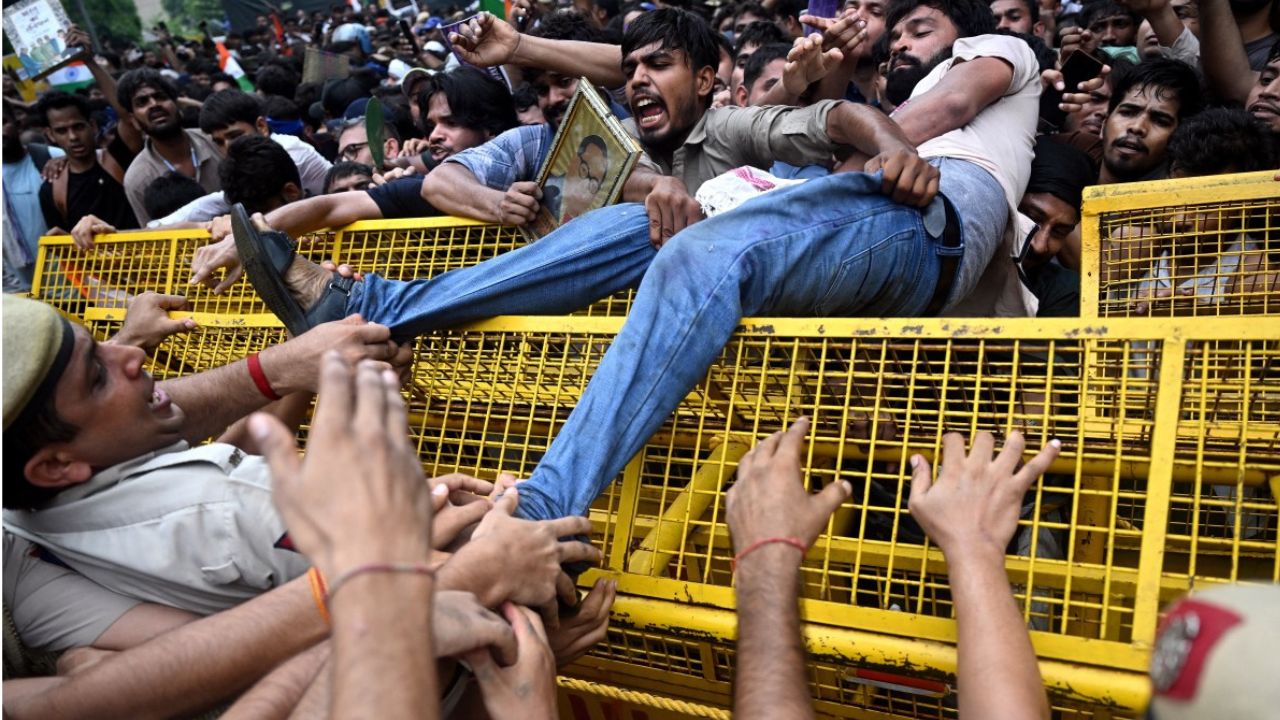 manif en Inde 220726