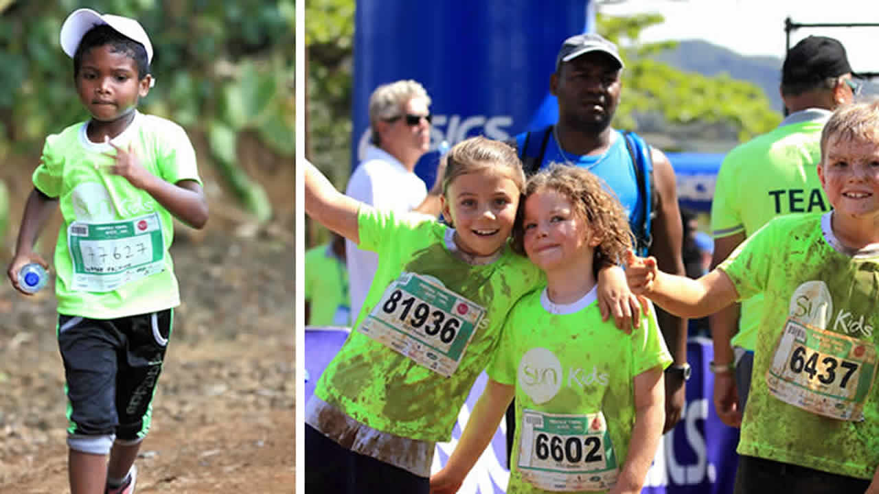 La course de 4 km est destinée aux 6-12 ans