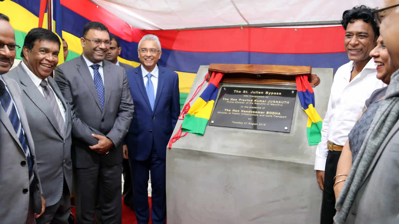 Inauguration du Saint-Julien Bypass 