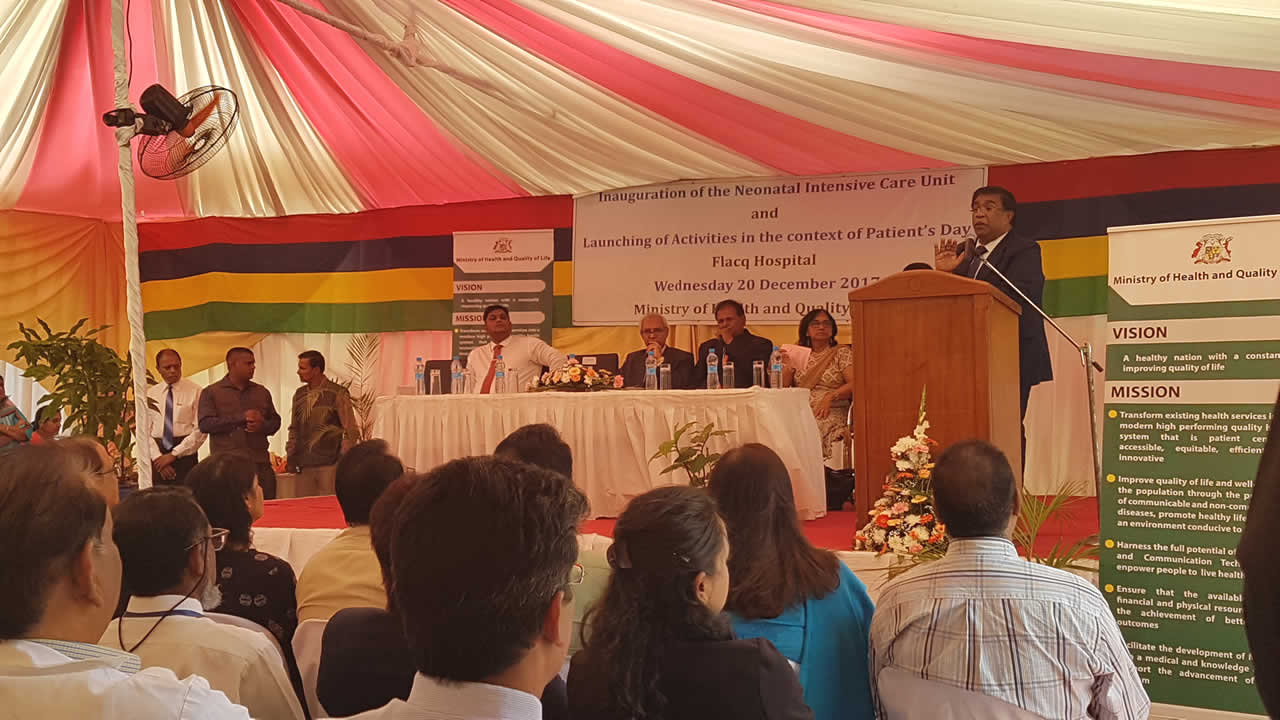 Néonatale de l’hôpital de Flacq