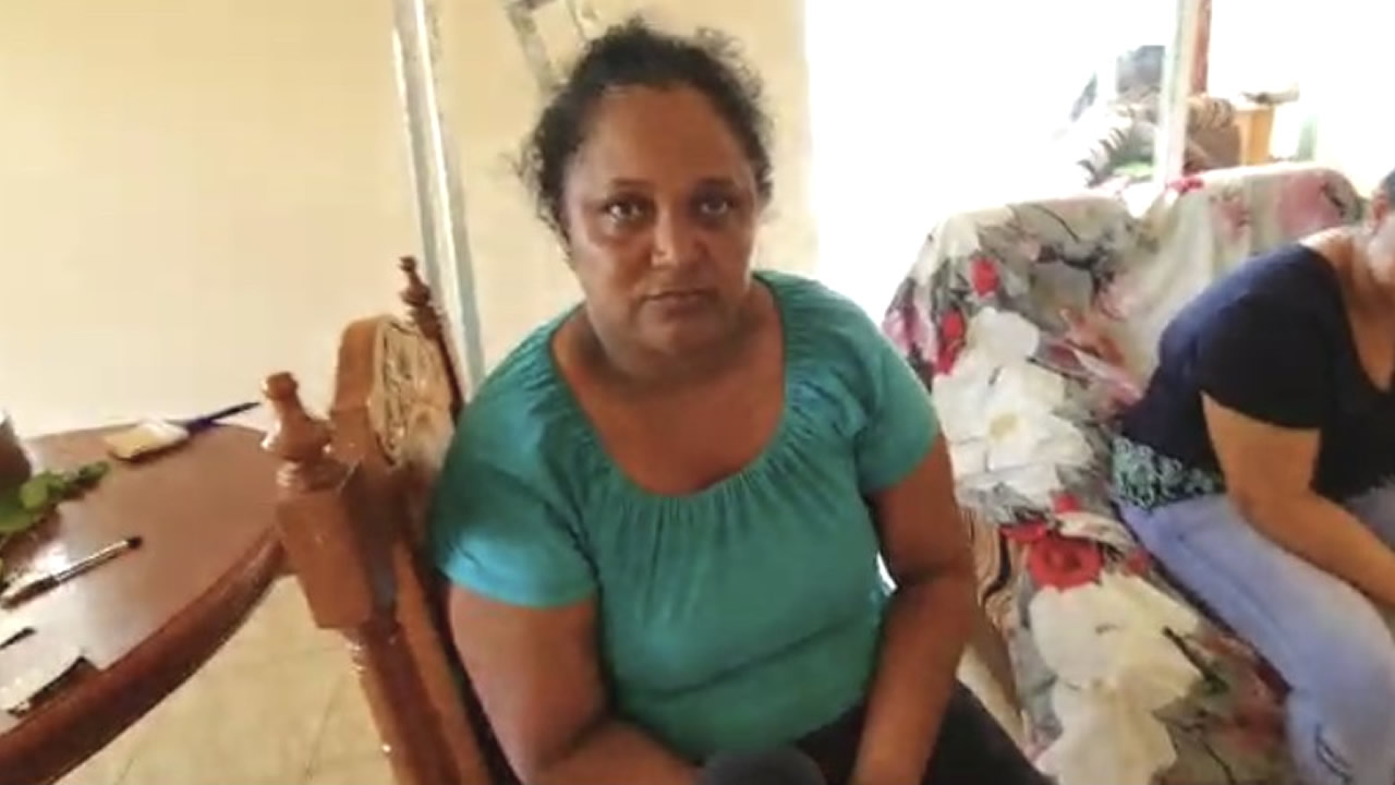 La mère du suspect Aidan.