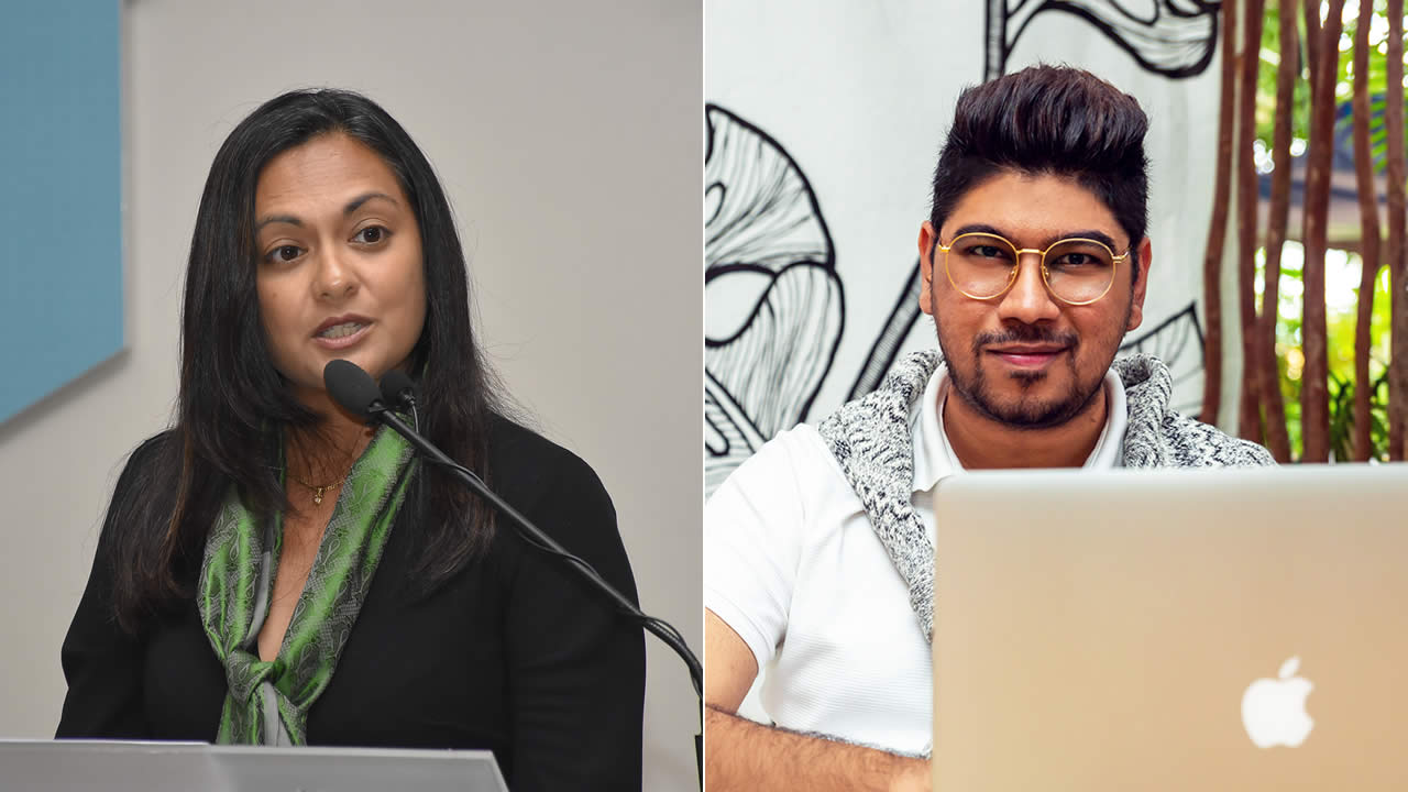 Christina Chan-Meetoo et  Ismaël Dinally.