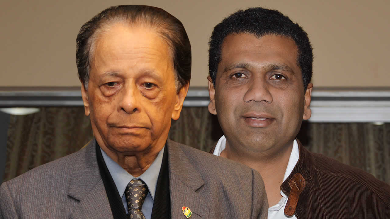 Sir Anerood Jugnauth et Kavy Ramano